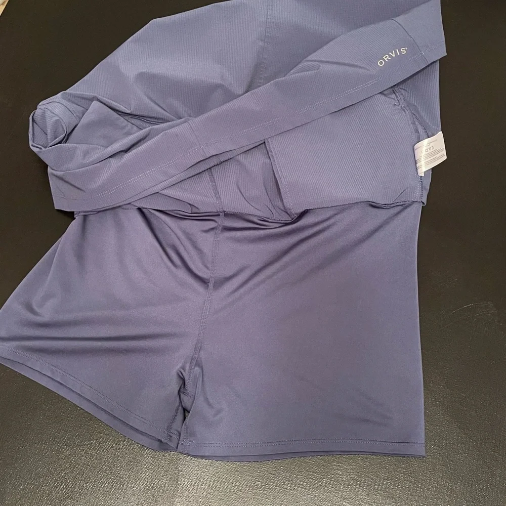 Orvis Navy Performance Skort - Picture 2 of 3